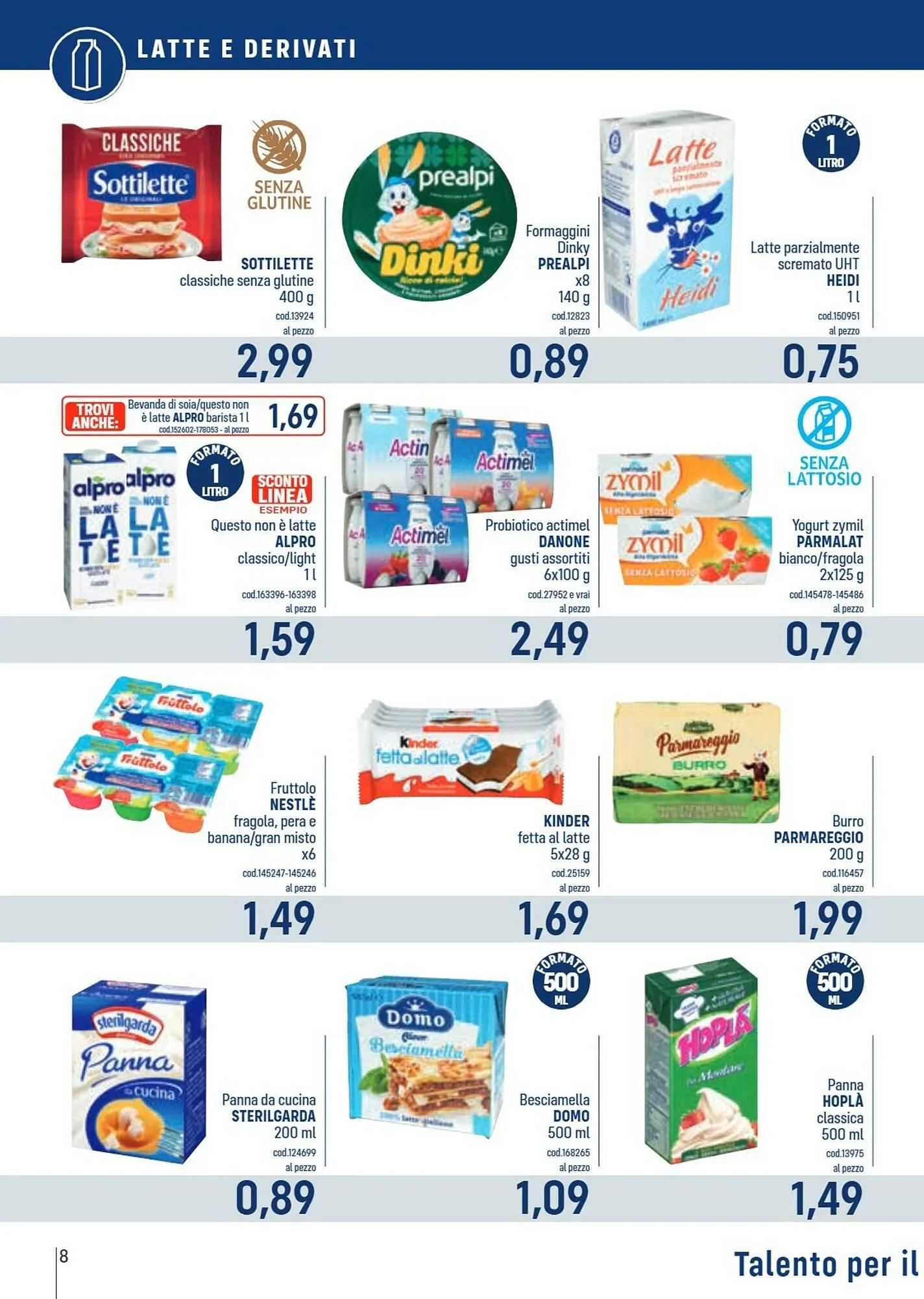 Volantino Talento Professional Store da 10 novembre a 23 novembre di 2025 - Pagina del volantino 8