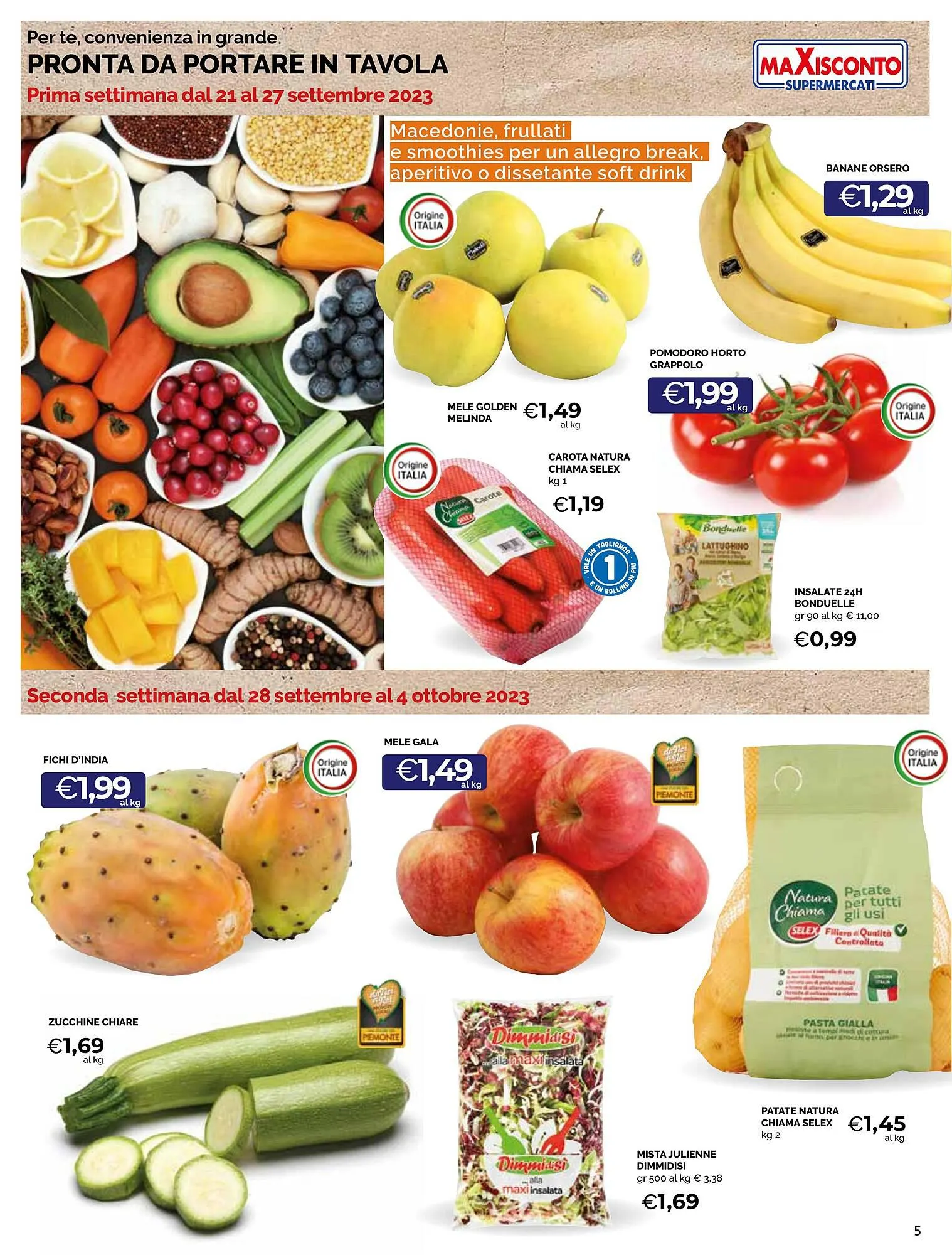 Volantino Maxisconto da 21 settembre a 4 ottobre di 2023 - Pagina del volantino 5