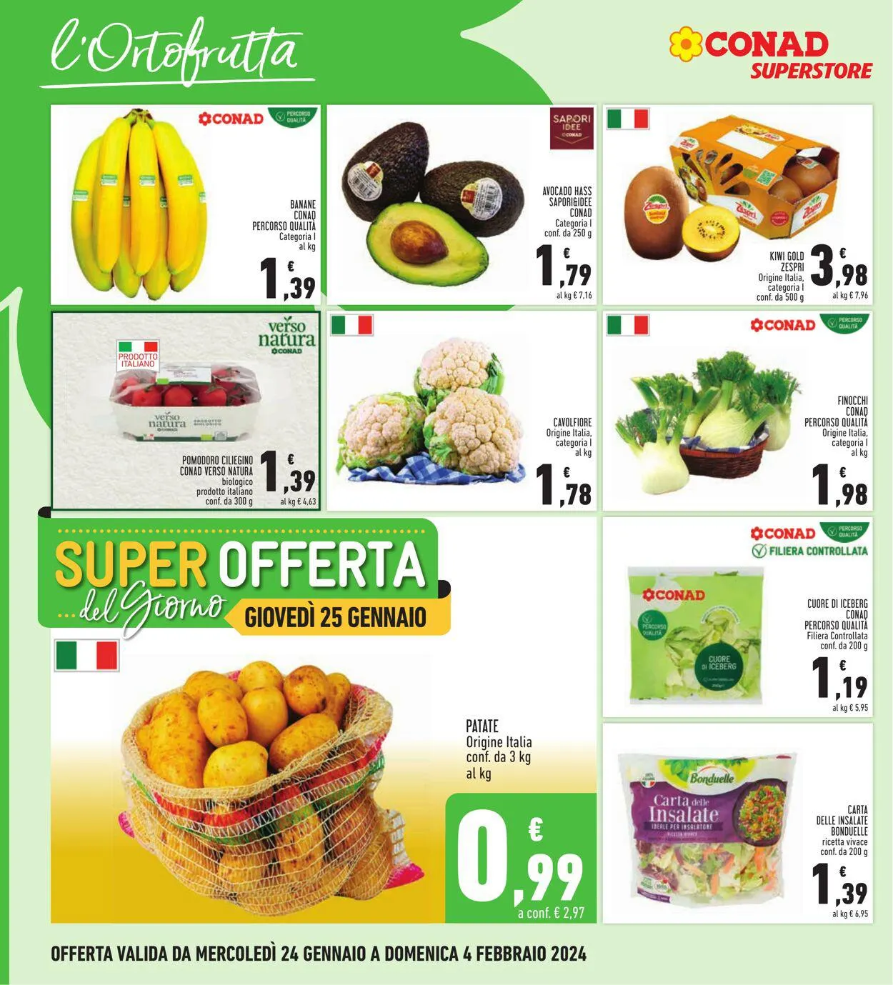 Conad - Superstore - Roma Volantino attuale da 24 gennaio a 4 febbraio di 2024 - Pagina del volantino 14