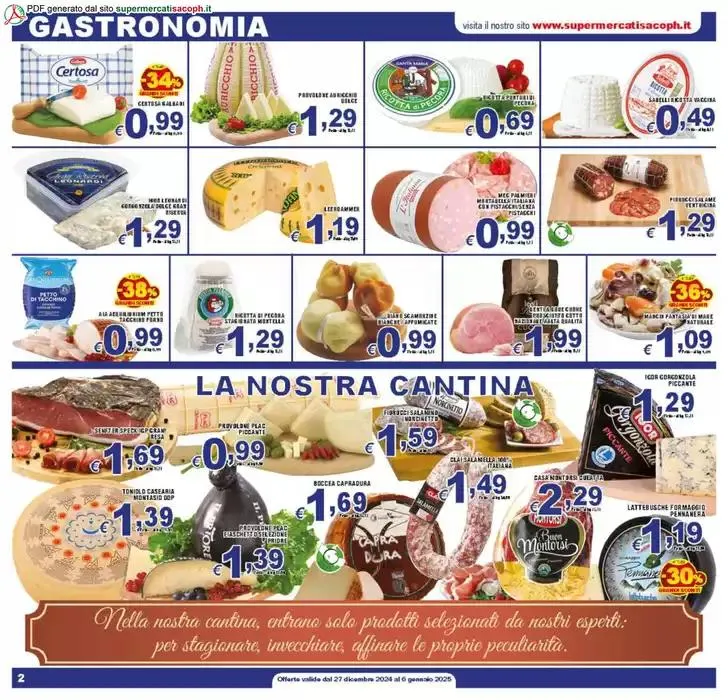 Buon anno da 27 dicembre a 6 gennaio di 2025 - Pagina del volantino 2