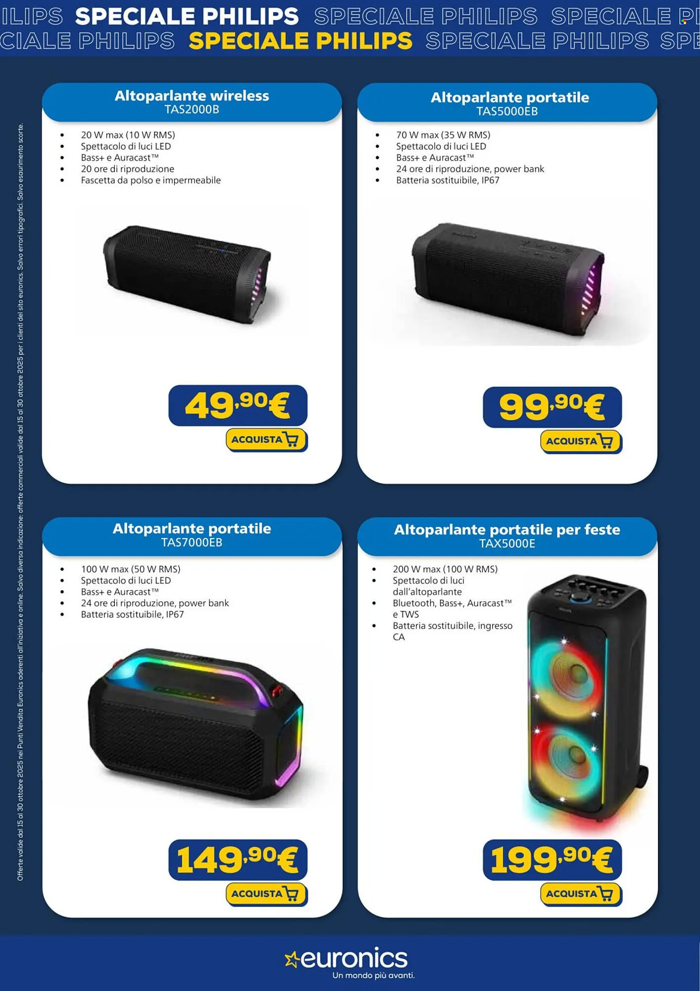 Volantino Euronics da 15 ottobre a 30 ottobre di 2025 - Pagina del volantino 4