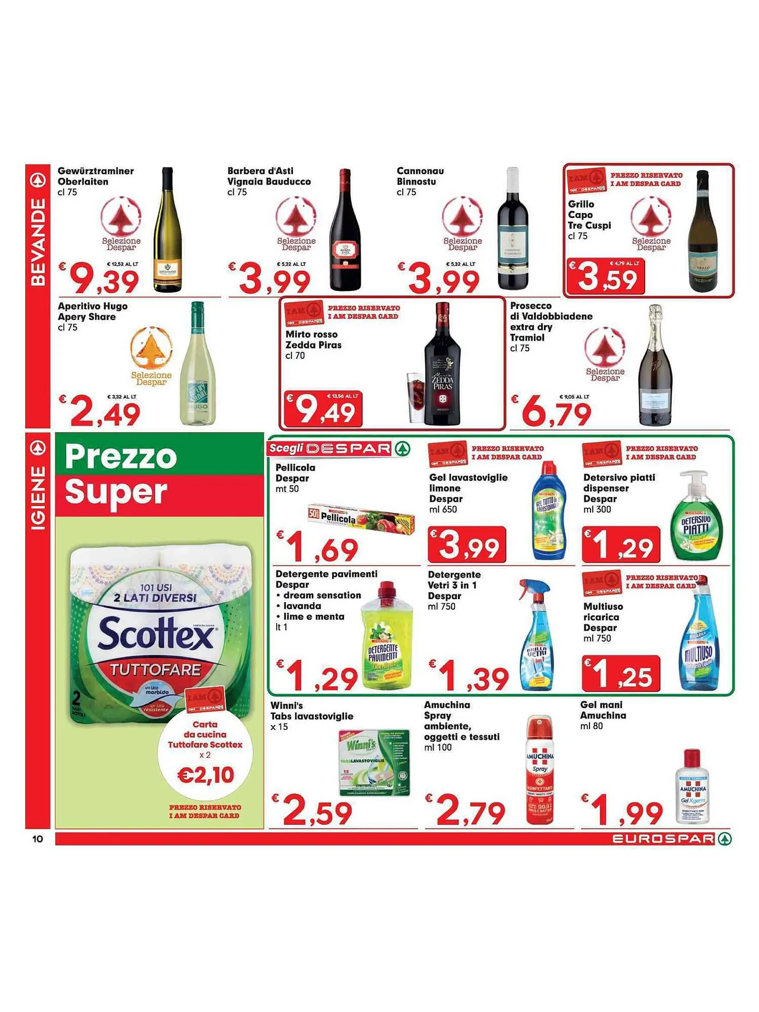 Volantino Eurospar da 31 agosto a 13 settembre di 2023 - Pagina del volantino 10