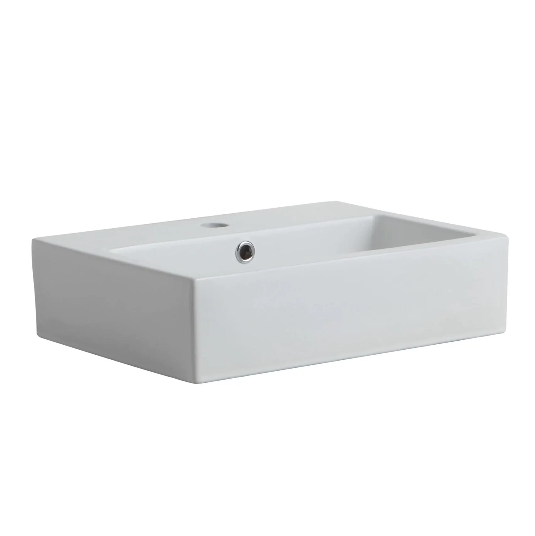 Lavabo in ceramica da appoggio 51×43