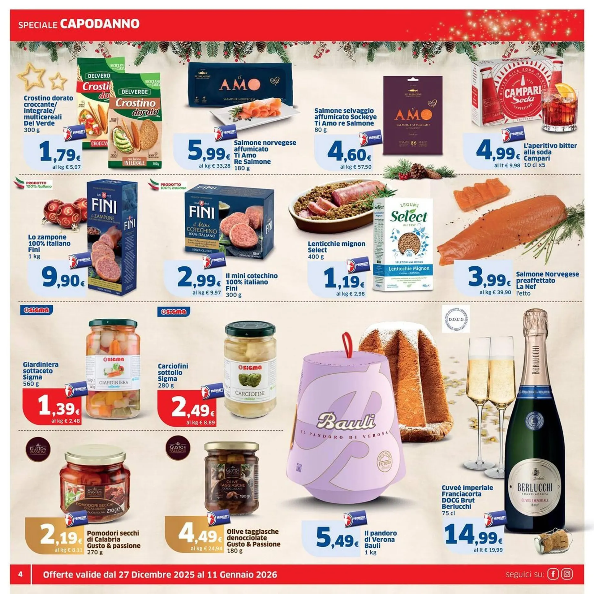 Volantino Sigma da 27 dicembre a 11 gennaio di 2026 - Pagina del volantino 4
