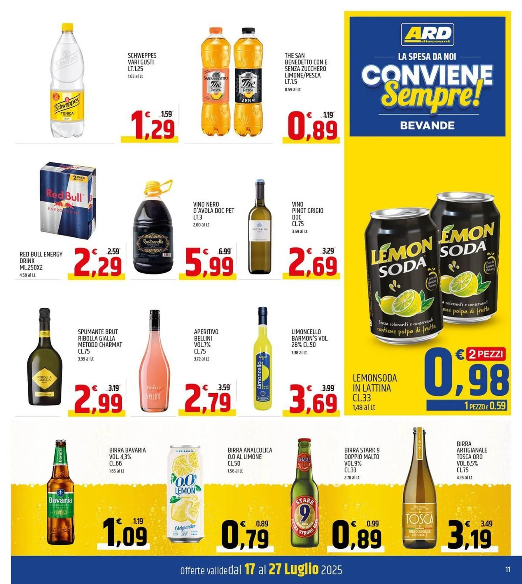 Volantino Ard Discount da 17 luglio a 27 luglio di 2025 - Pagina del volantino 11