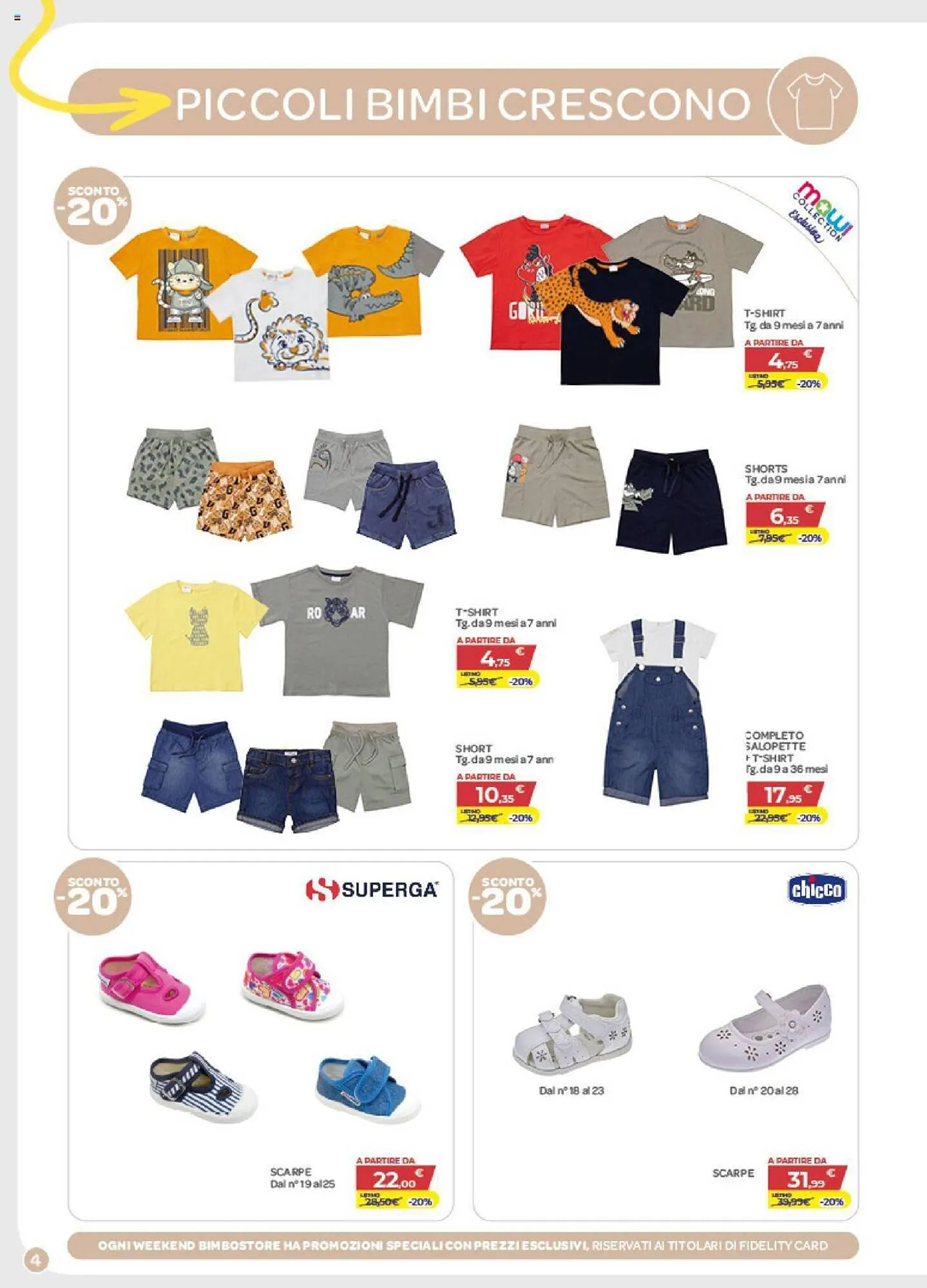 Volantino Bimbo Store da 5 aprile a 2 maggio di 2024 - Pagina del volantino 4