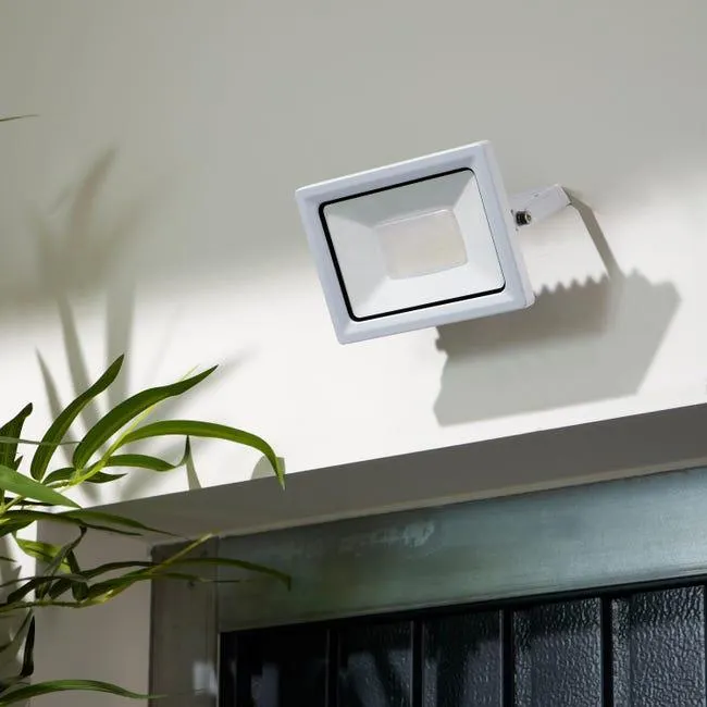 Faro da esterno Yonkers in alluminio, bianco, Modulo LED 30W INSPIRE