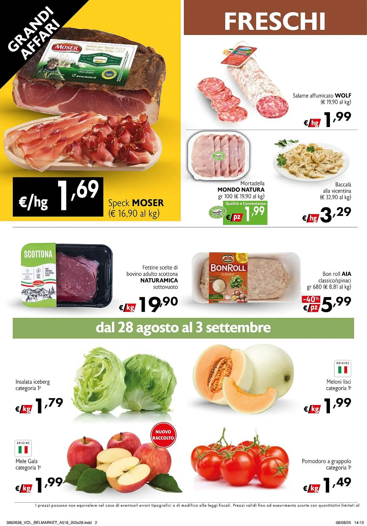 Volantino Belmarket da 28 agosto a 10 settembre di 2025 - Pagina del volantino 2