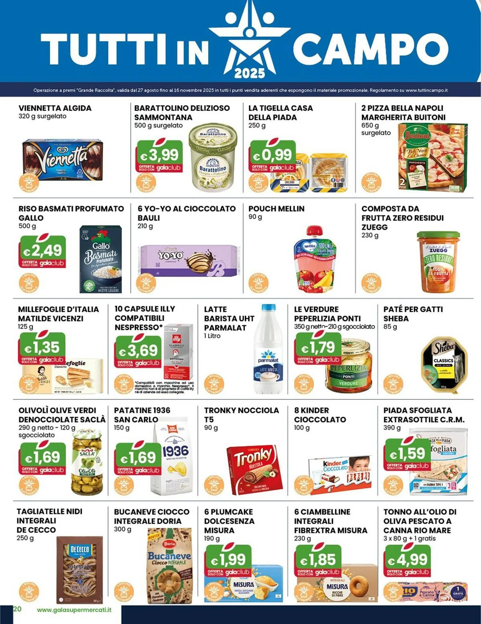 Volantino Gala Supermercati da 8 ottobre a 21 ottobre di 2025 - Pagina del volantino 20