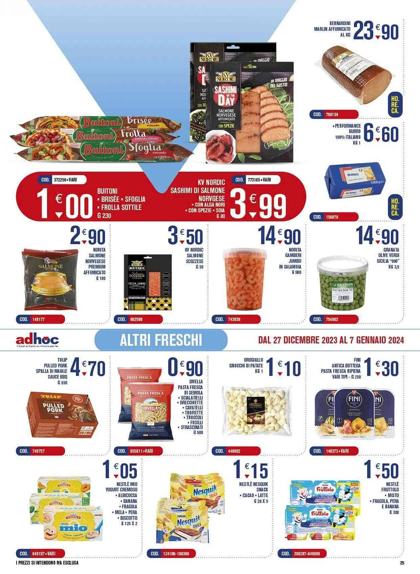 Volantino Adhoc da 27 dicembre a 7 gennaio di 2024 - Pagina del volantino 25