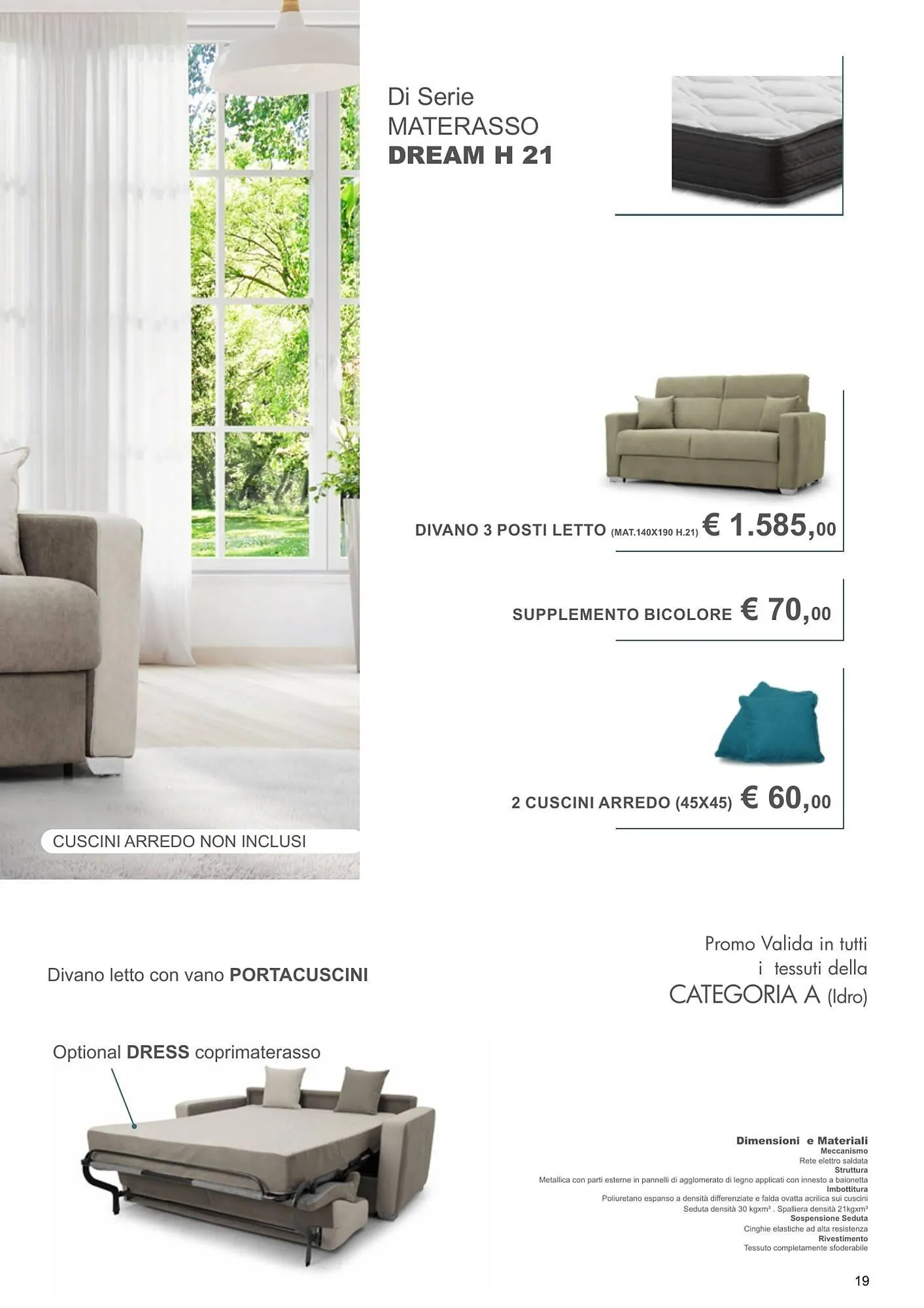 Volantino Outlet Divani da 15 ottobre a 31 dicembre di 2024 - Pagina del volantino 19