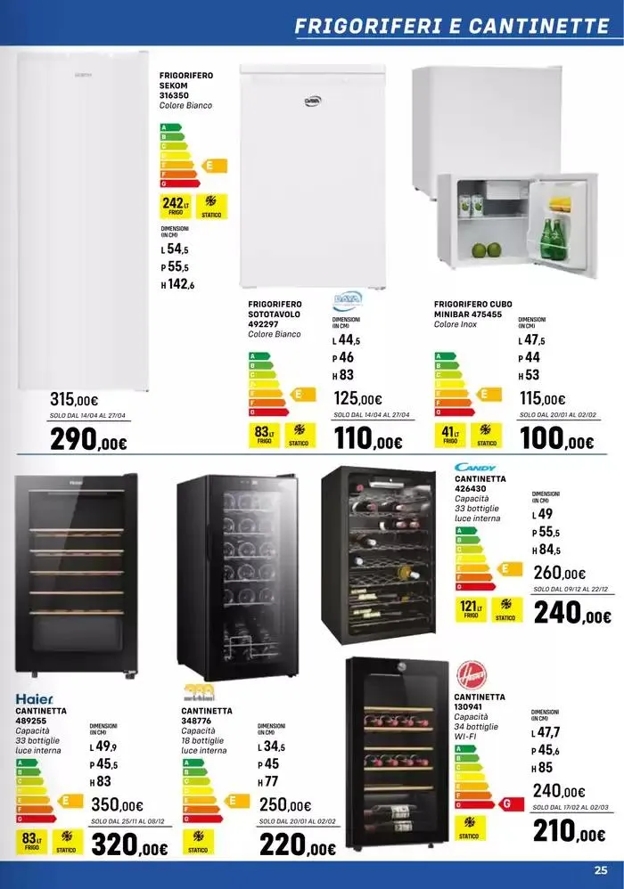 Elettrodomestici Catalogo 2025 da 19 novembre a 1 dicembre di 2025 - Pagina del volantino 17