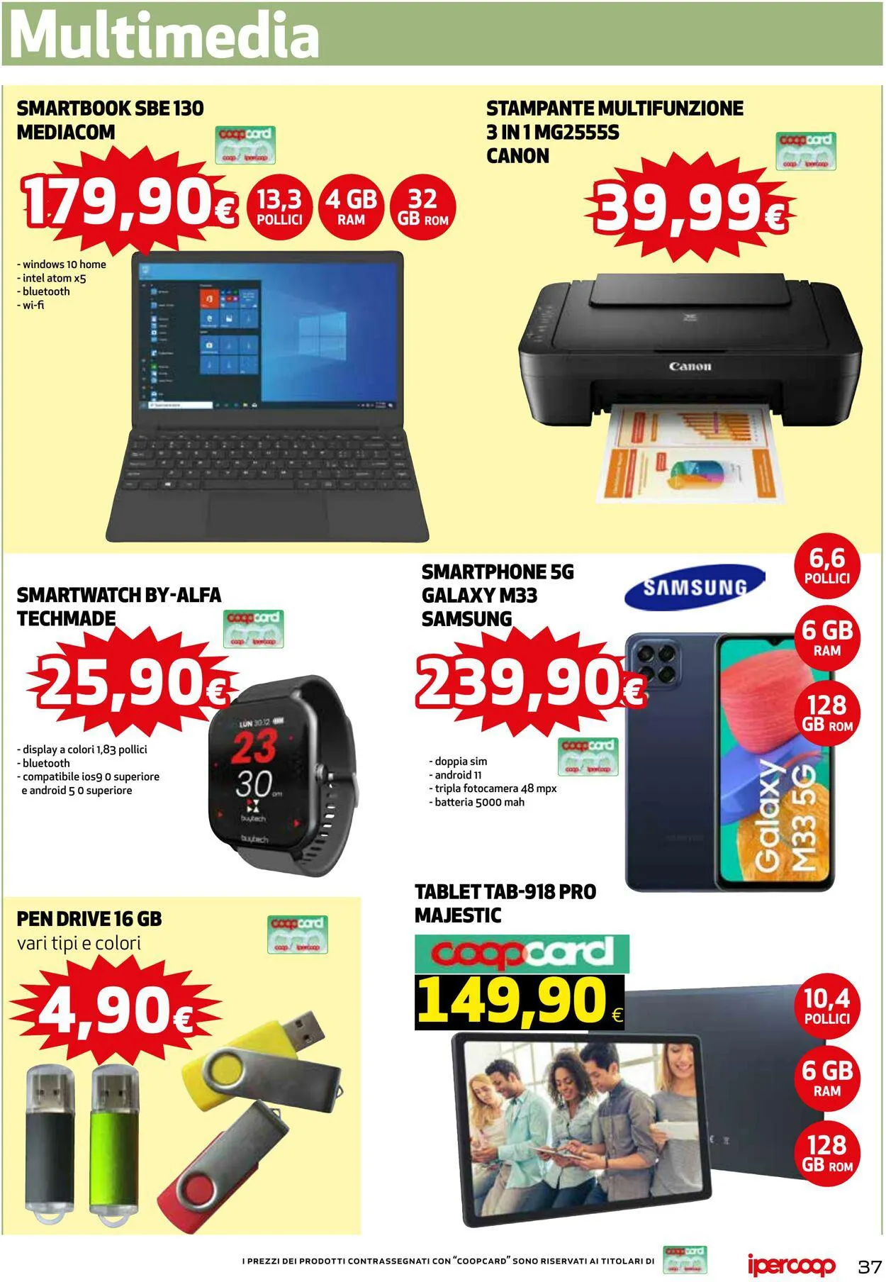 Coop Volantino attuale da 13 ottobre a 24 ottobre di 2023 - Pagina del volantino 37