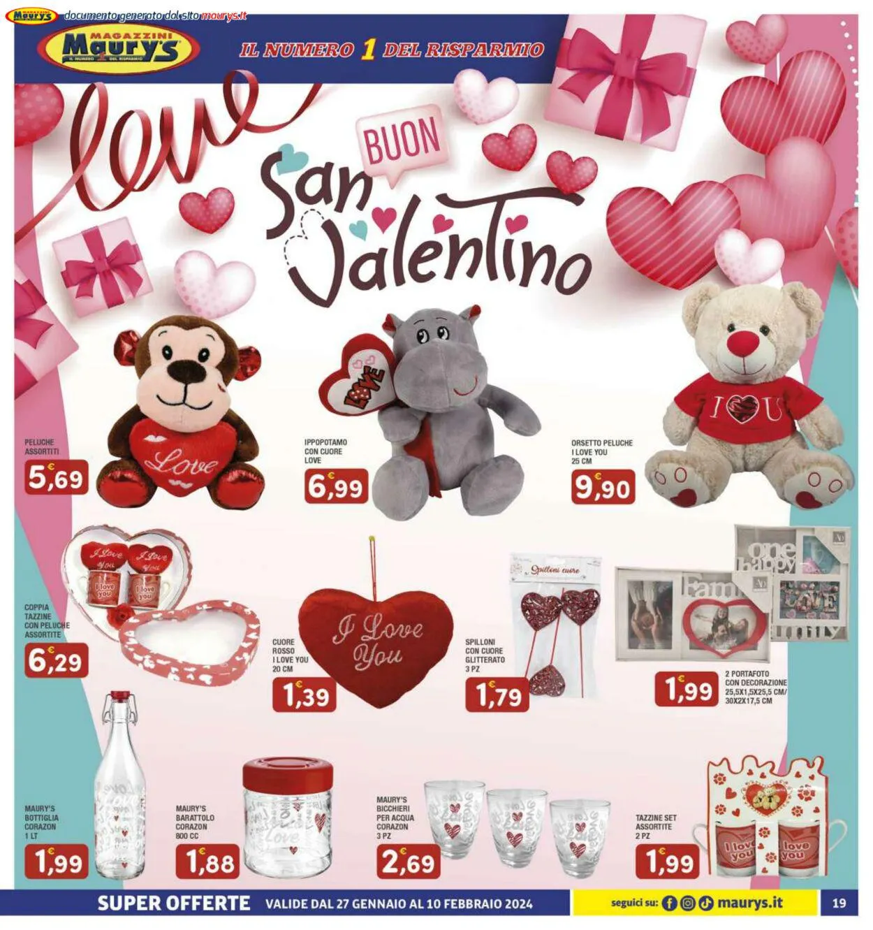 Maury's Volantino attuale da 27 gennaio a 10 febbraio di 2024 - Pagina del volantino 19