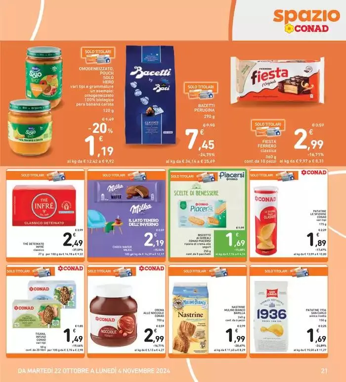 Super formati da 22 ottobre a 4 novembre di 2024 - Pagina del volantino 21