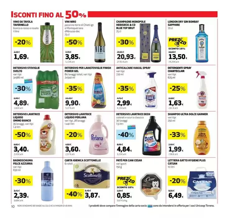 Sconti fino al 50% da 27 marzo a 9 aprile di 2025 - Pagina del volantino 10