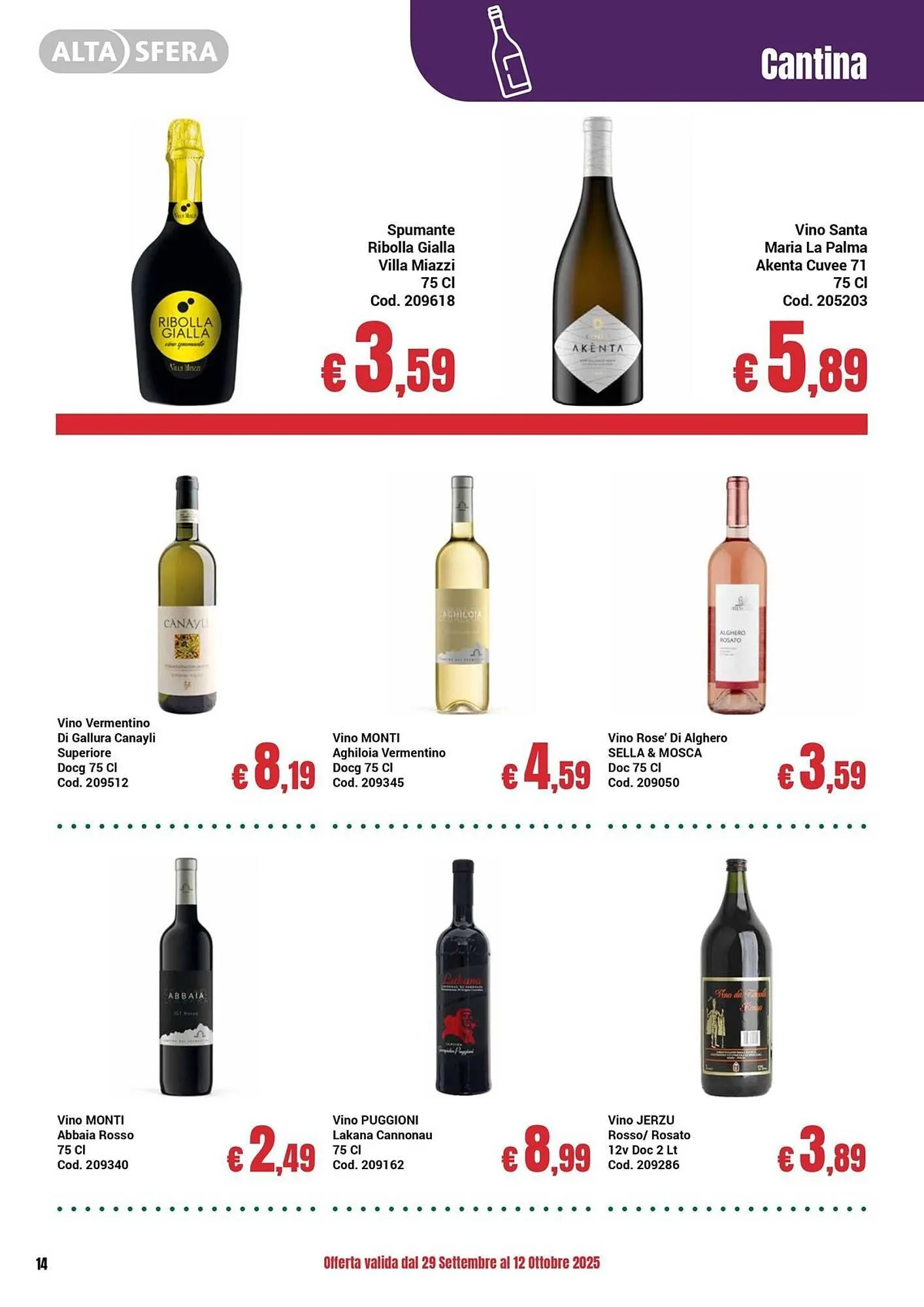 Volantino Centro Cash da 29 settembre a 12 ottobre di 2025 - Pagina del volantino 14