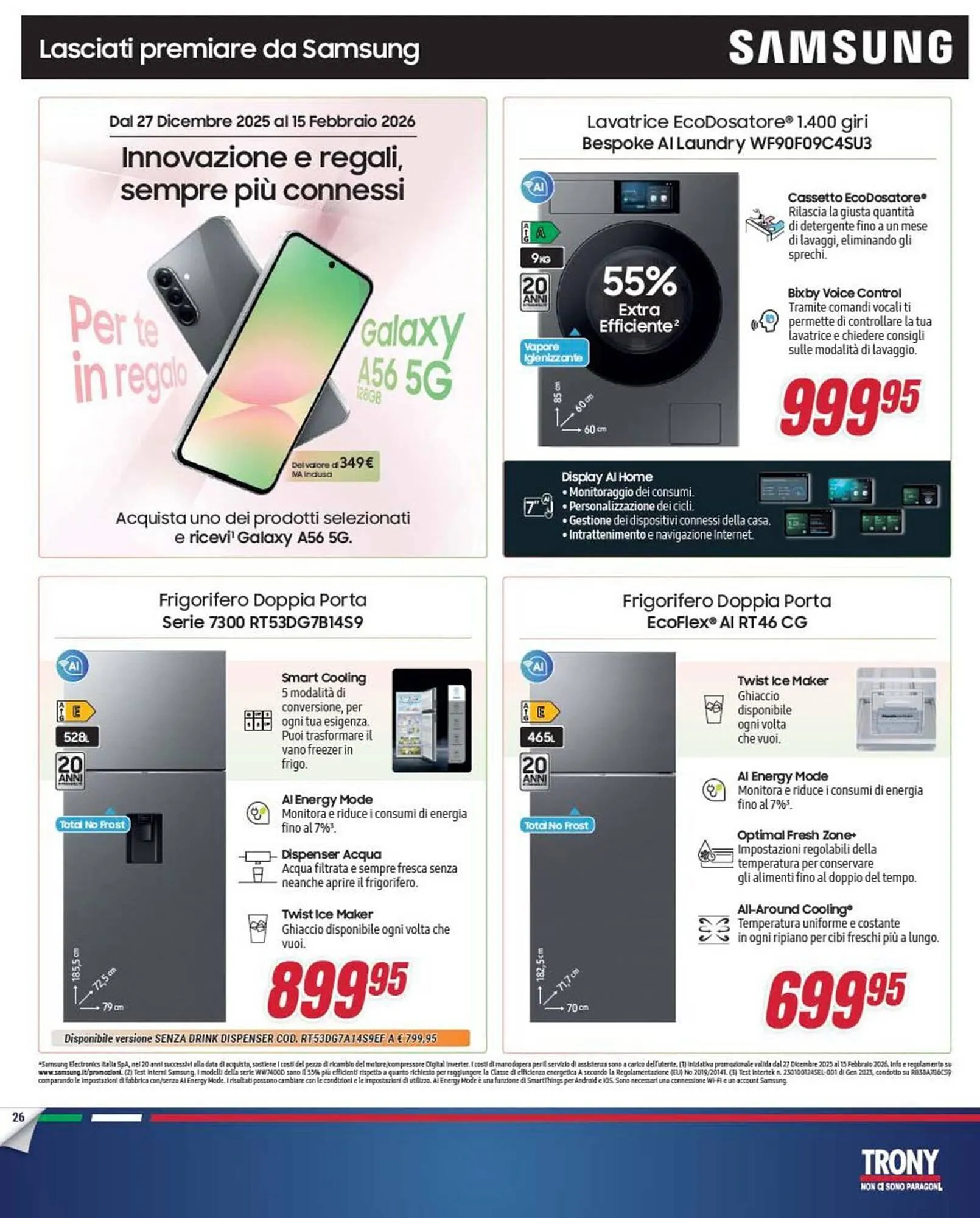 Volantino Trony da 27 dicembre a 14 gennaio di 2026 - Pagina del volantino 26