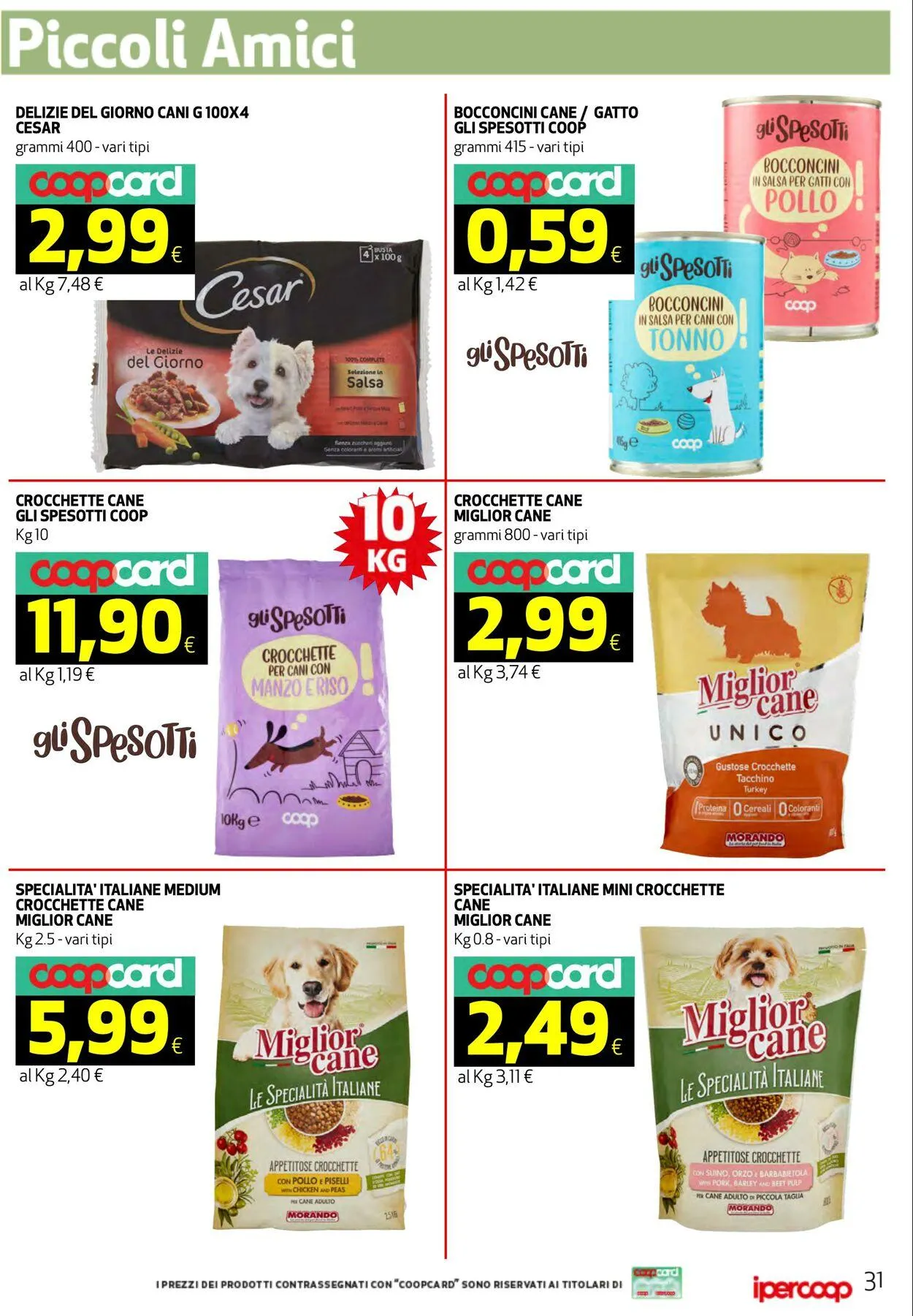 Coop Volantino attuale da 4 giugno a 12 giugno di 2025 - Pagina del volantino 31
