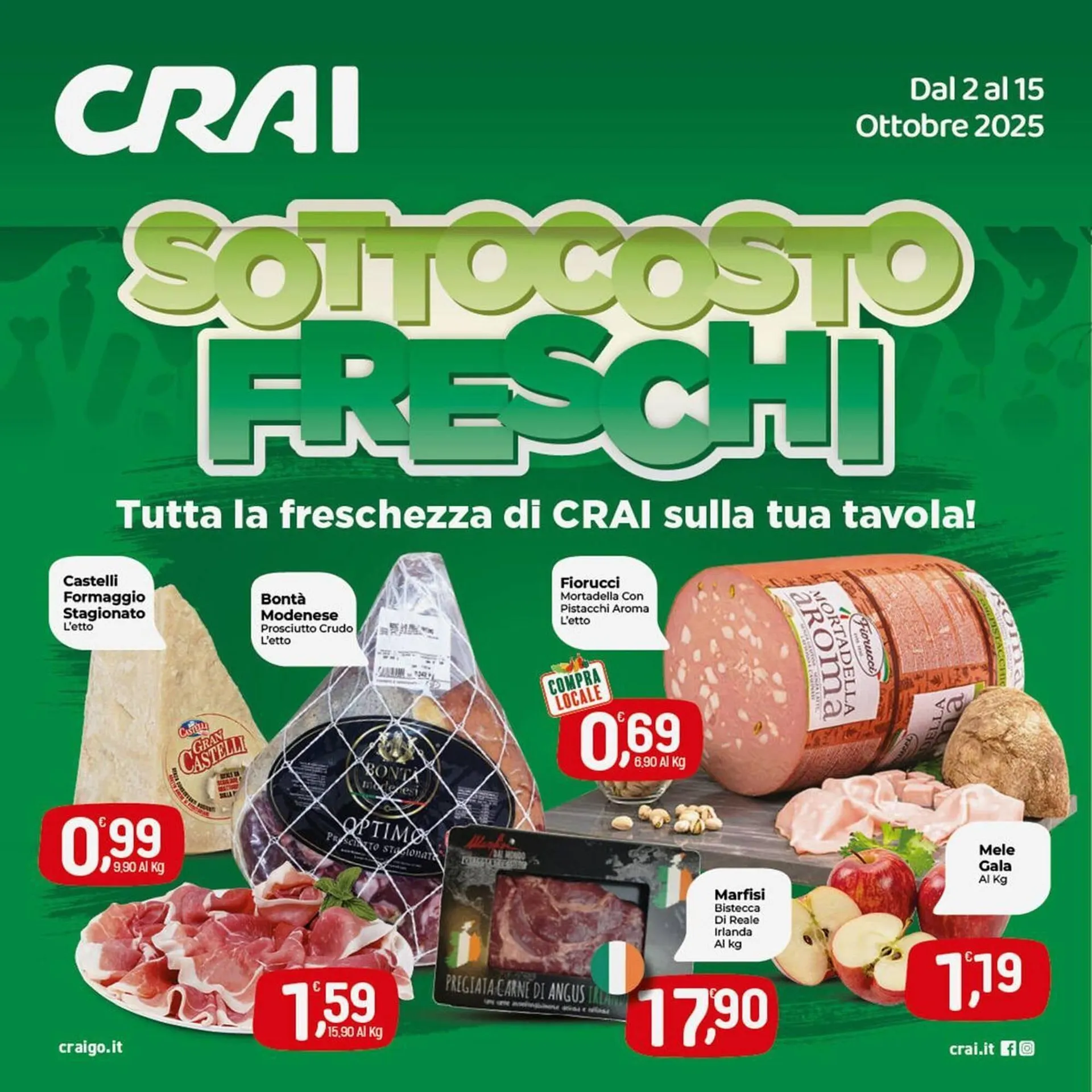 Volantino Crai da 2 ottobre a 15 ottobre di 2025 - Pagina del volantino 1