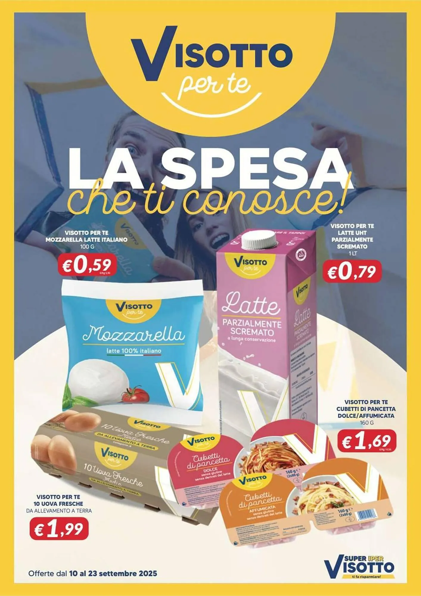 Volantino Supermercati Visotto da 10 settembre a 23 settembre di 2025 - Pagina del volantino 1
