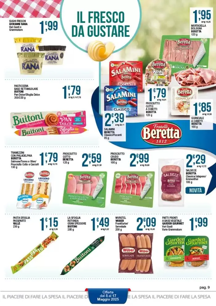 Convenienza per passione da 5 maggio a 17 maggio di 2025 - Pagina del volantino 9