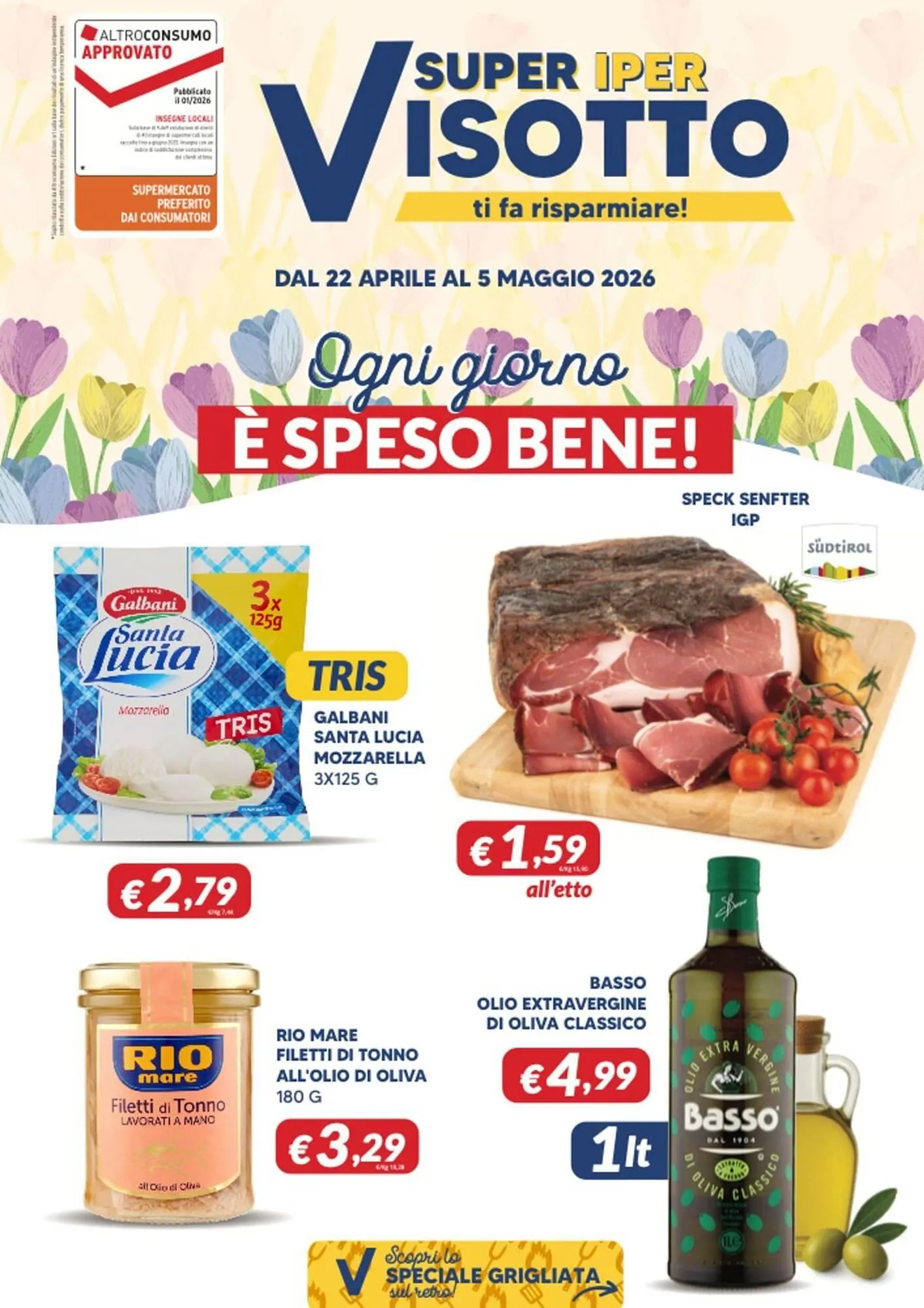 Volantino Supermercati Visotto da 22 aprile a 5 maggio di 2026 - Pagina del volantino 1
