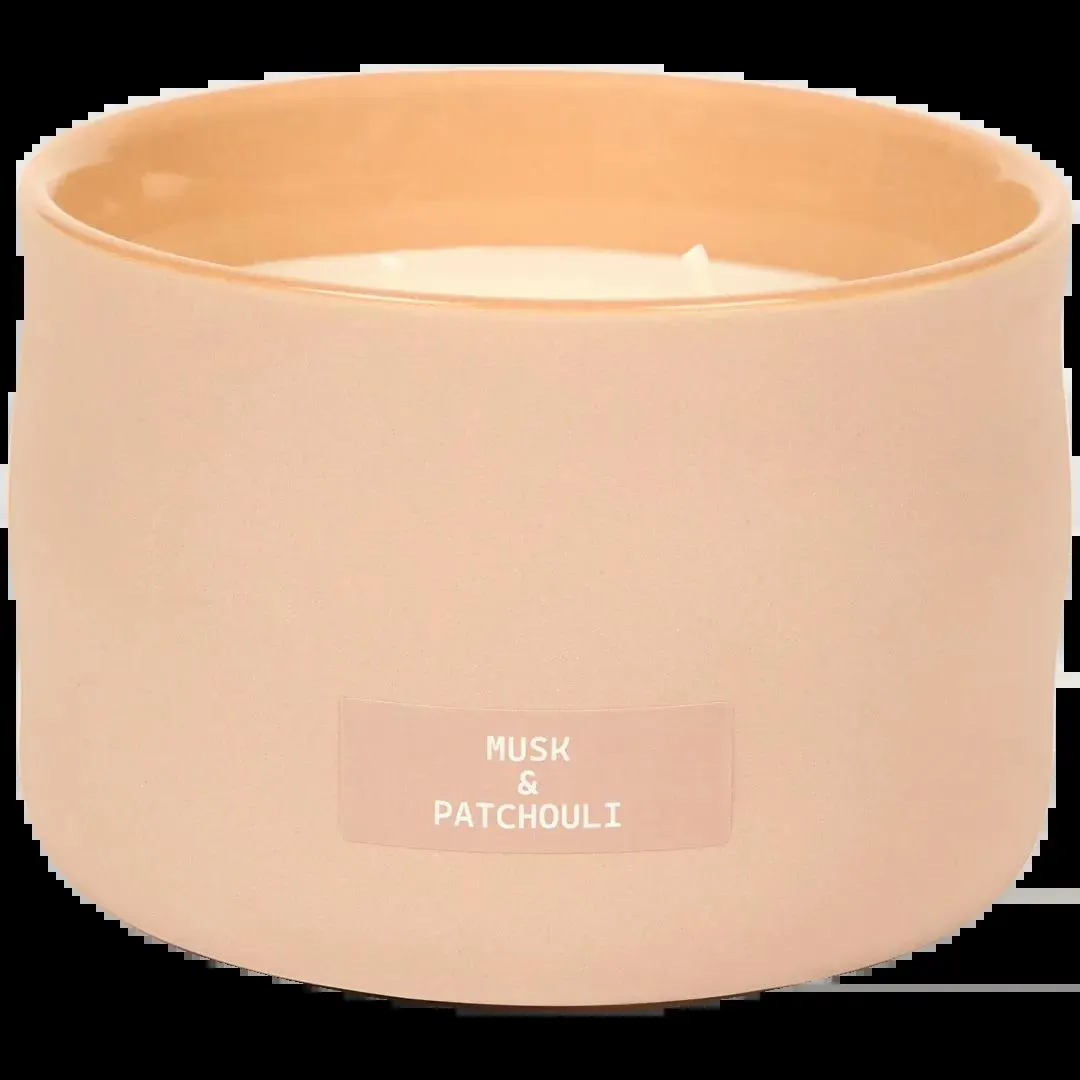 Candela profumata in vaso