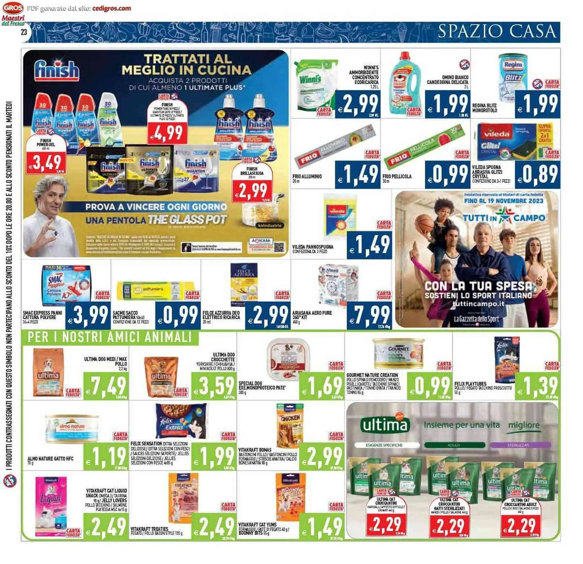 Volantino Pim Supermercati da 15 novembre a 22 novembre di 2023 - Pagina del volantino 23