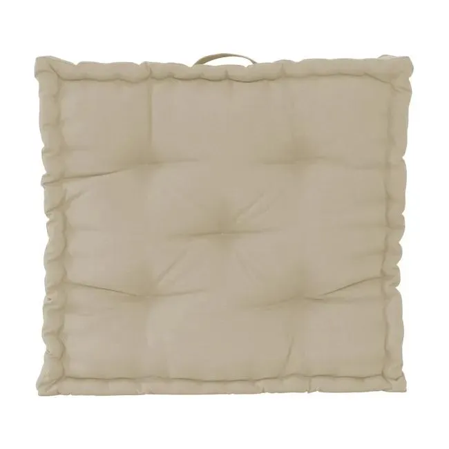 Cuscino da pavimento Futon INSPIRE Luck beige 60 x 60 cm