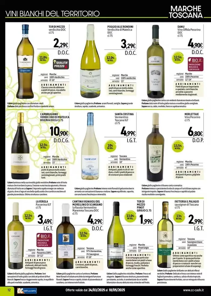 CARTA VINI da 7 aprile a 18 maggio di 2025 - Pagina del volantino 12