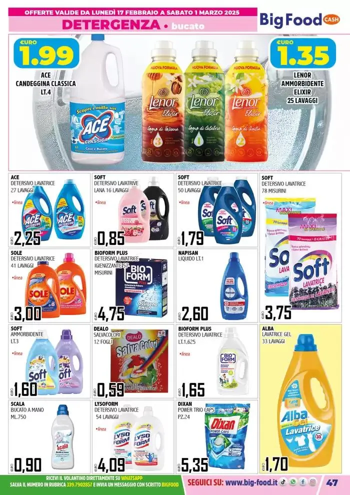 Non scherziamo con la convenienza da 17 febbraio a 1 marzo di 2025 - Pagina del volantino 47