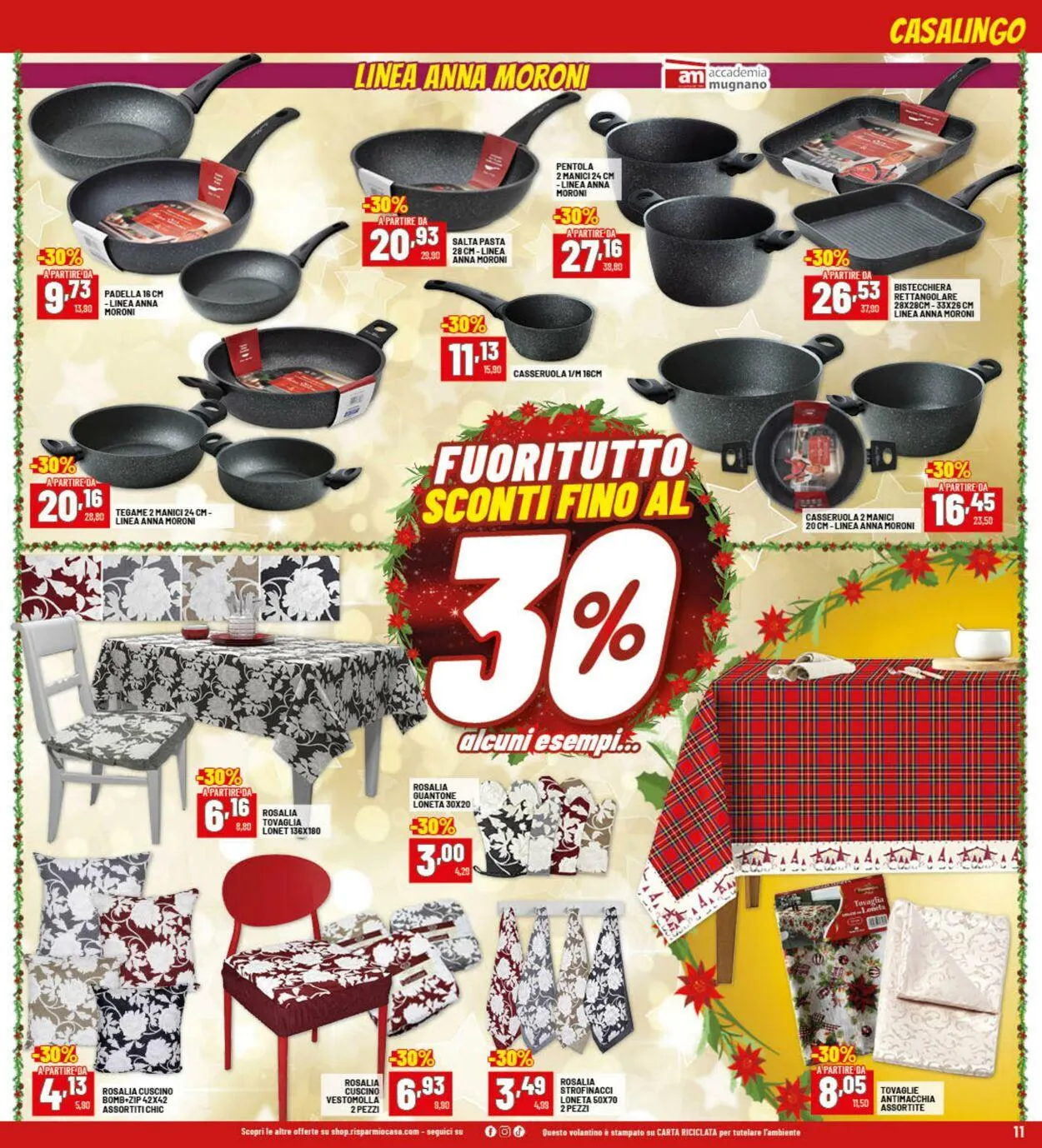 Risparmio Casa Volantino attuale da 22 dicembre a 4 gennaio di 2026 - Pagina del volantino 11