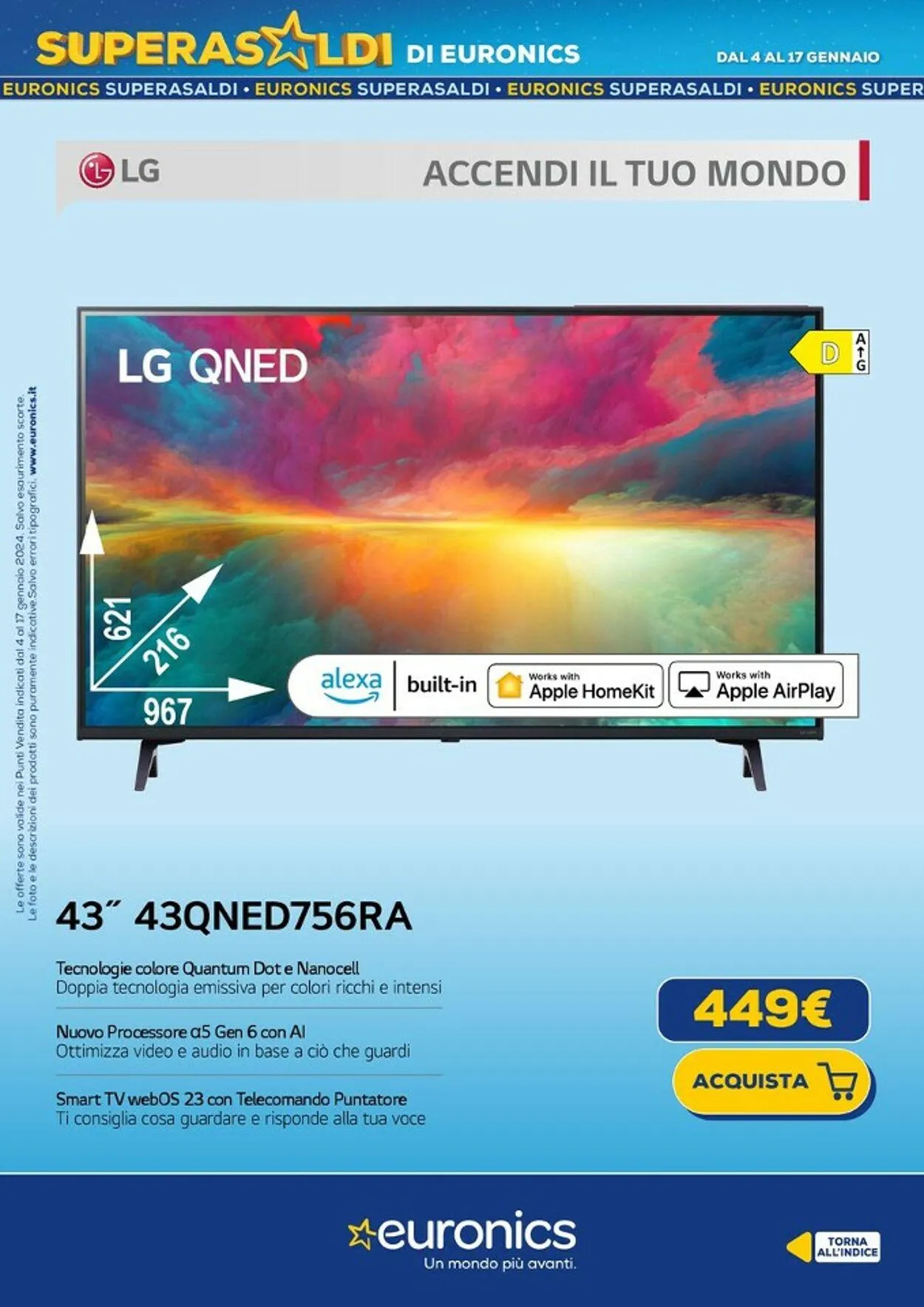 Euronics Volantino attuale da 4 gennaio a 17 gennaio di 2024 - Pagina del volantino 14