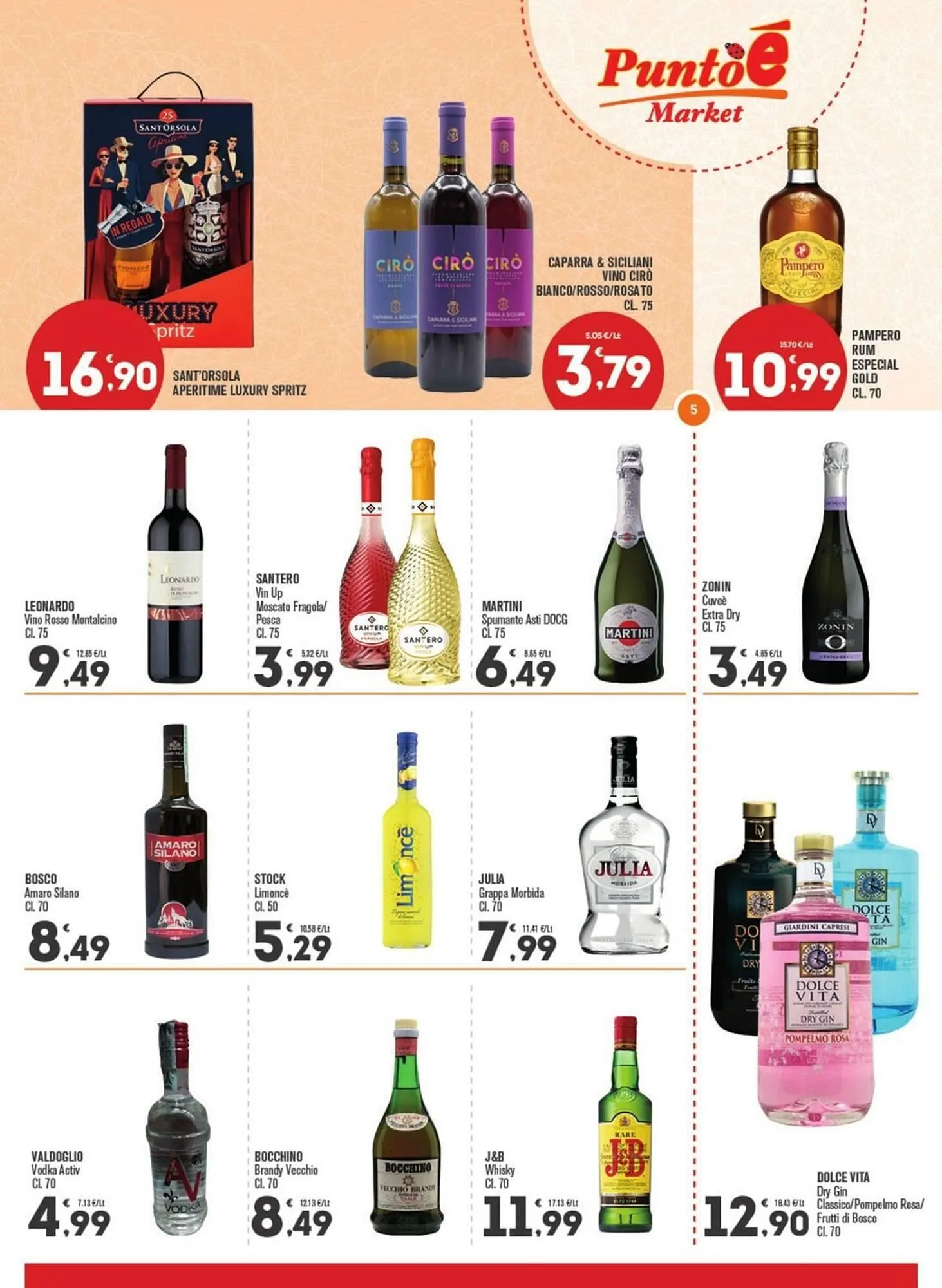 Volantino Punto é market da 8 dicembre a 21 dicembre di 2025 - Pagina del volantino 5