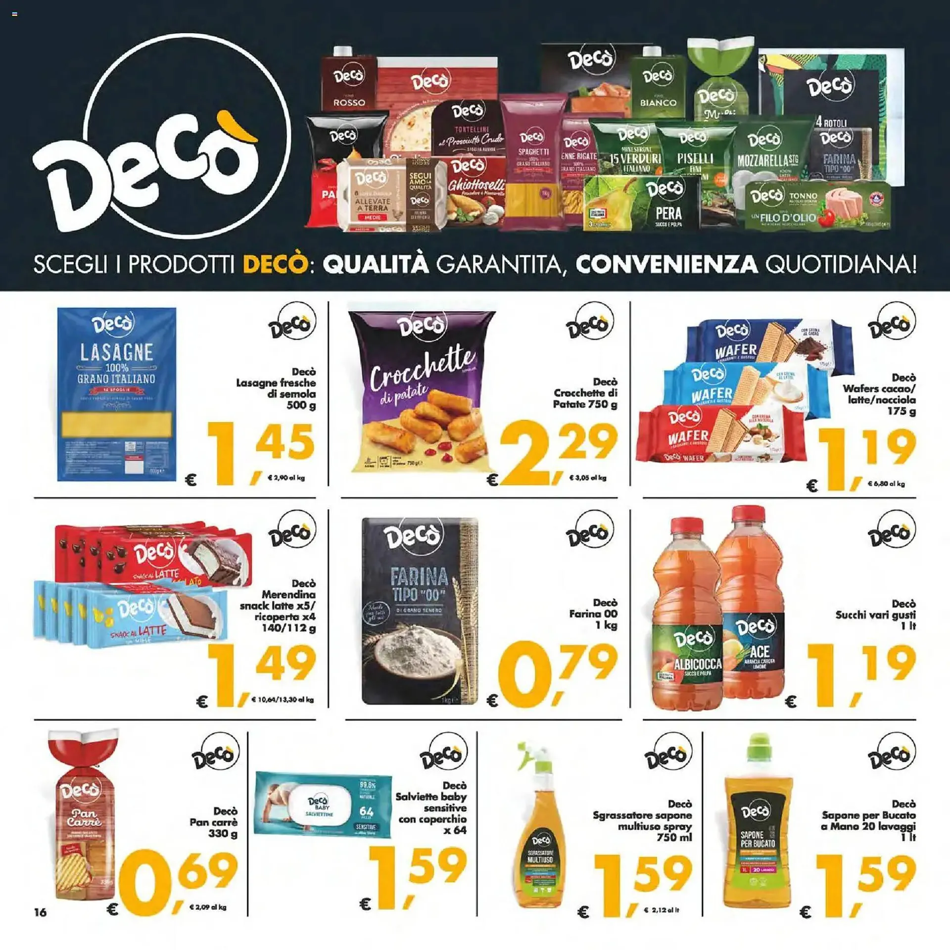 Volantino Deco Supermercati da 14 novembre a 24 novembre di 2025 - Pagina del volantino 16