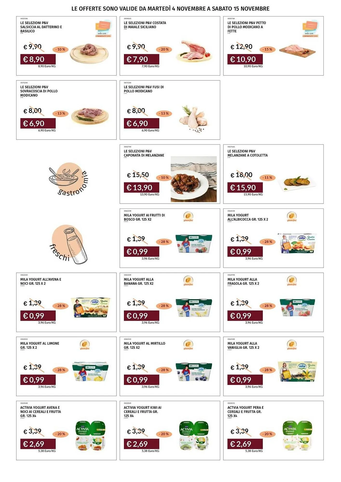 Volantino Prezzemolo e Vitale da 4 novembre a 15 novembre di 2025 - Pagina del volantino 4