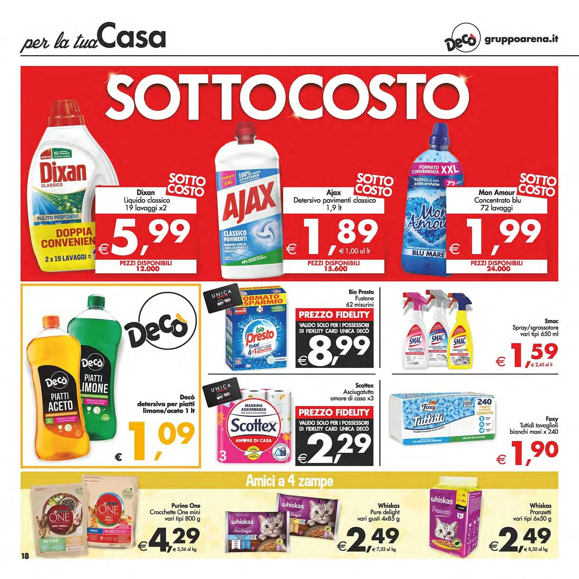 Volantino Deco Supermercati da 1 agosto a 10 agosto di 2025 - Pagina del volantino 18