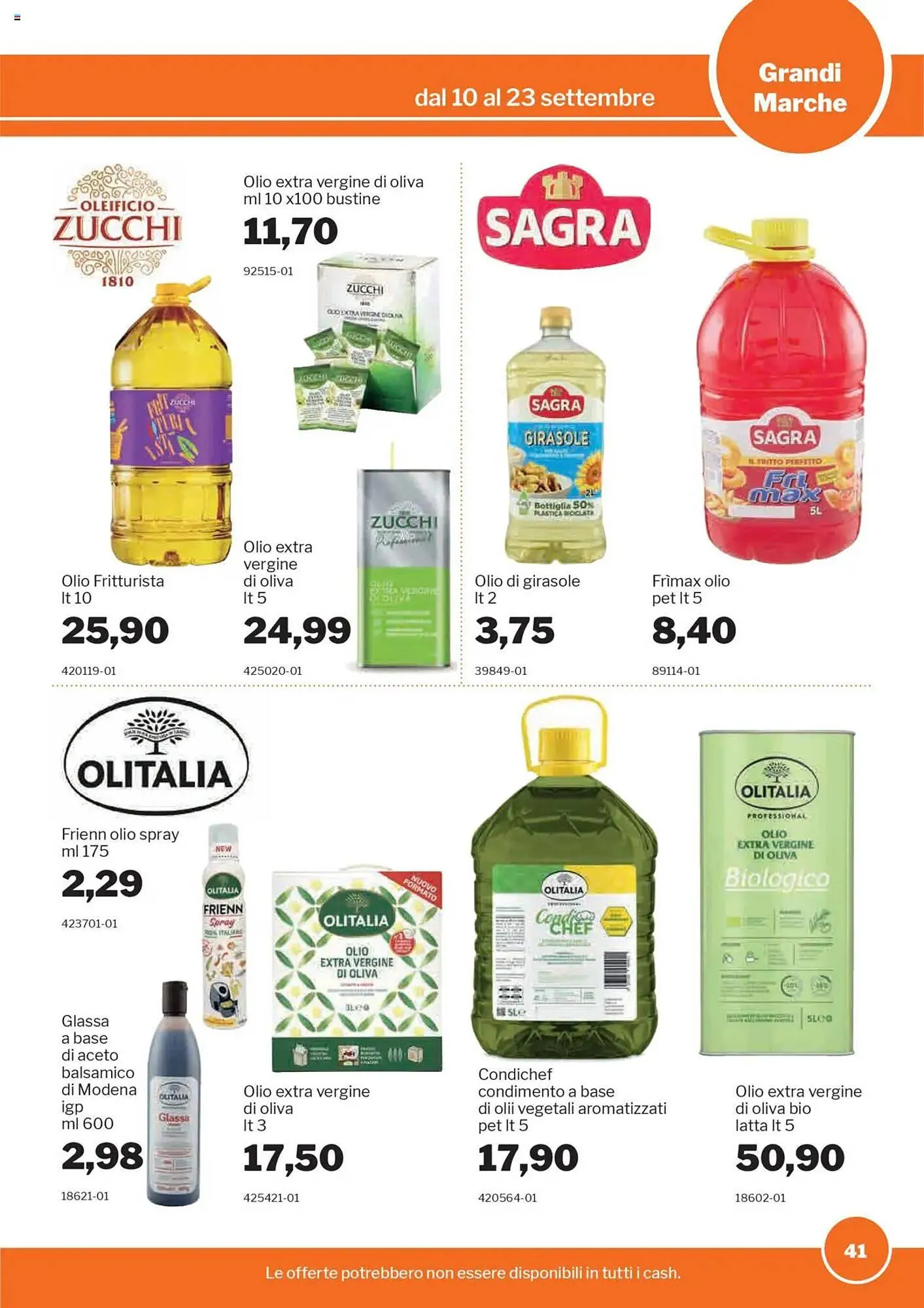 Volantino GrosMarket da 10 settembre a 23 settembre di 2025 - Pagina del volantino 41