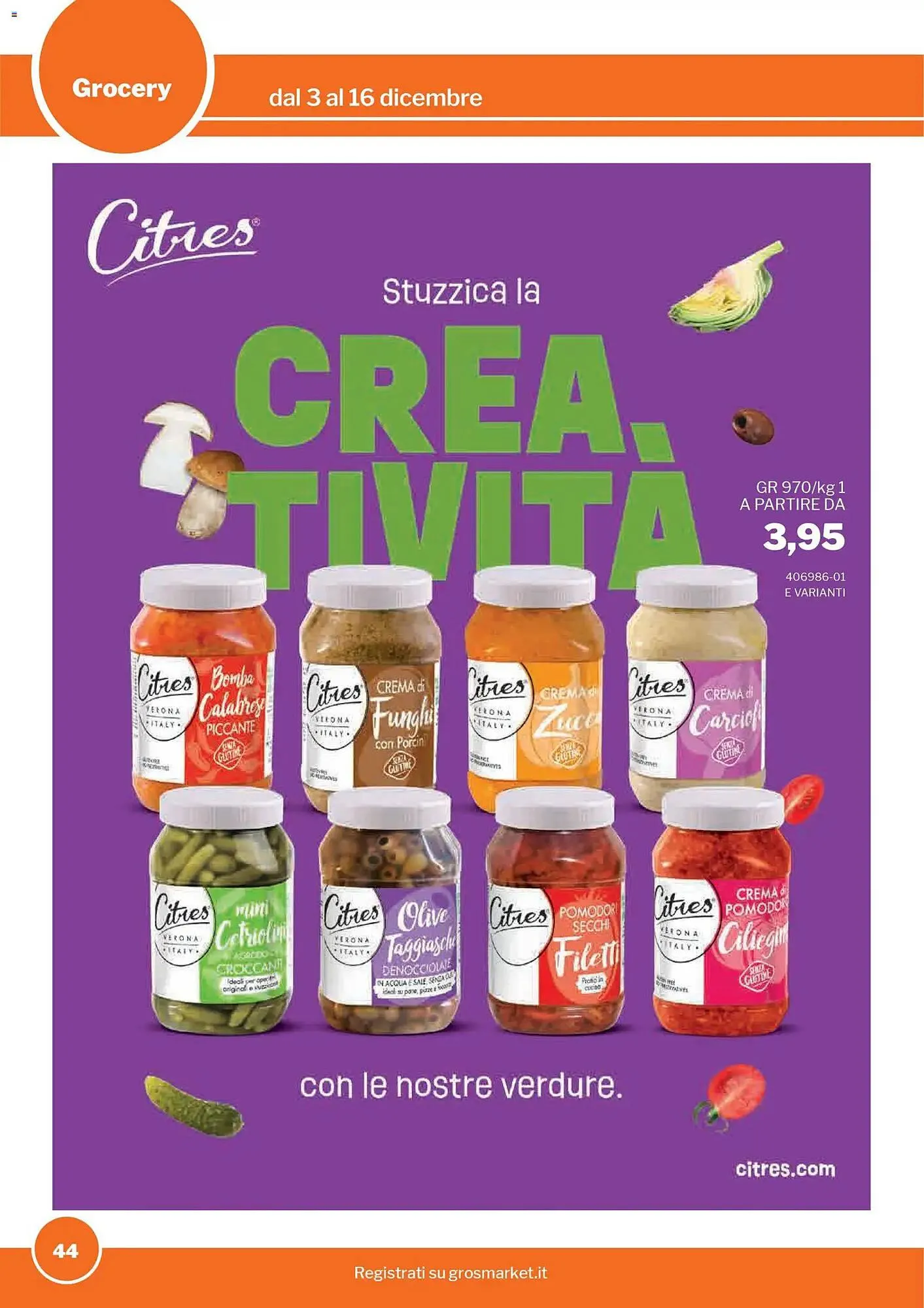 Volantino GrosMarket da 3 dicembre a 16 dicembre di 2025 - Pagina del volantino 44