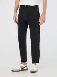 Pantaloni relaxed cinque tasche Nero