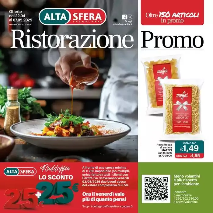 Ristorazione Promo da 22 aprile a 7 maggio di 2025 - Pagina del volantino 1