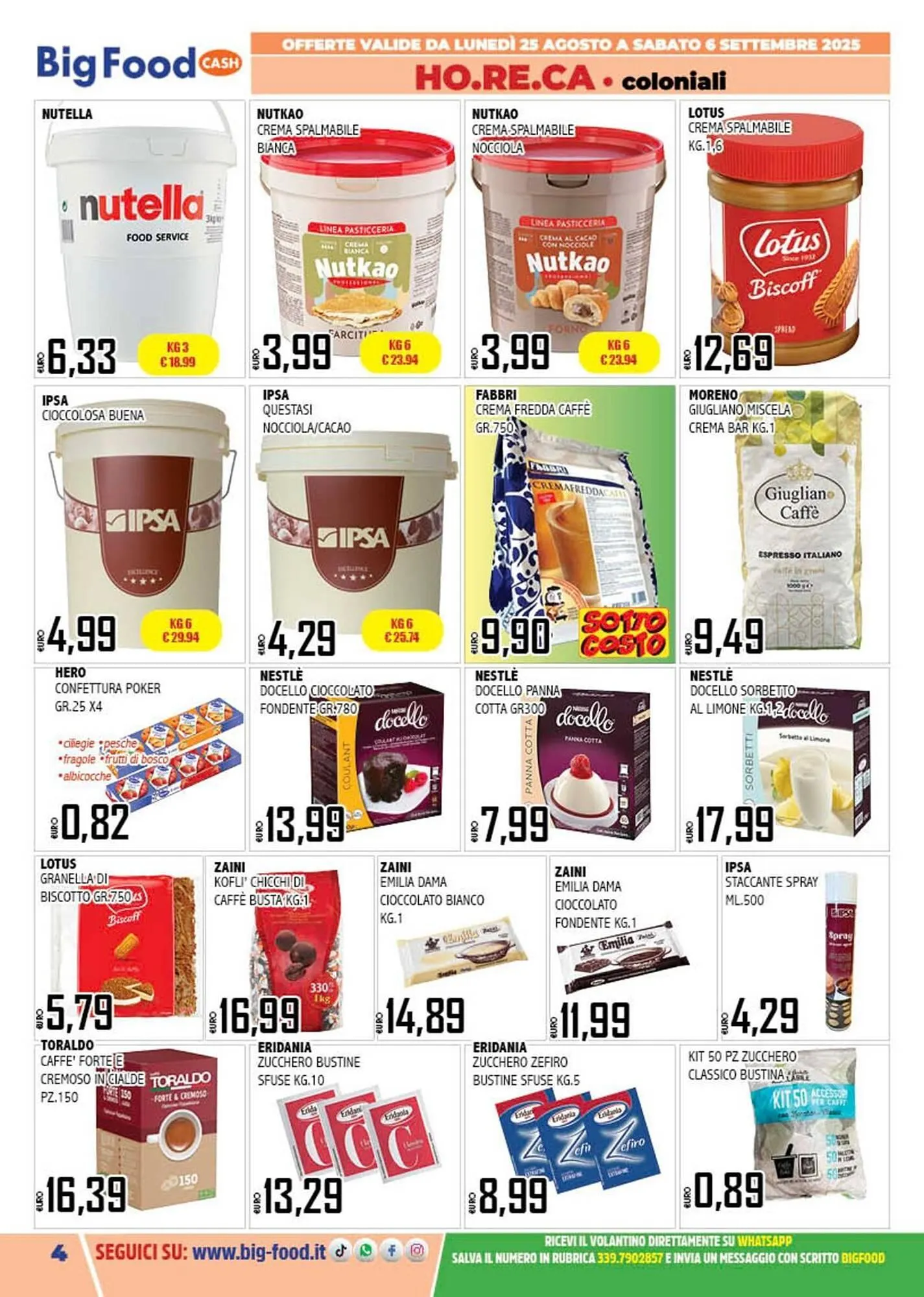 Volantino Big Food da 25 agosto a 6 settembre di 2025 - Pagina del volantino 4