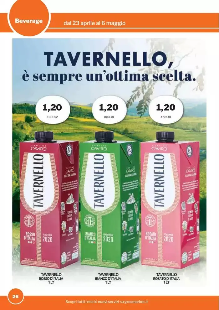 Volantino Food&Beverage da 23 aprile a 6 maggio di 2025 - Pagina del volantino 26