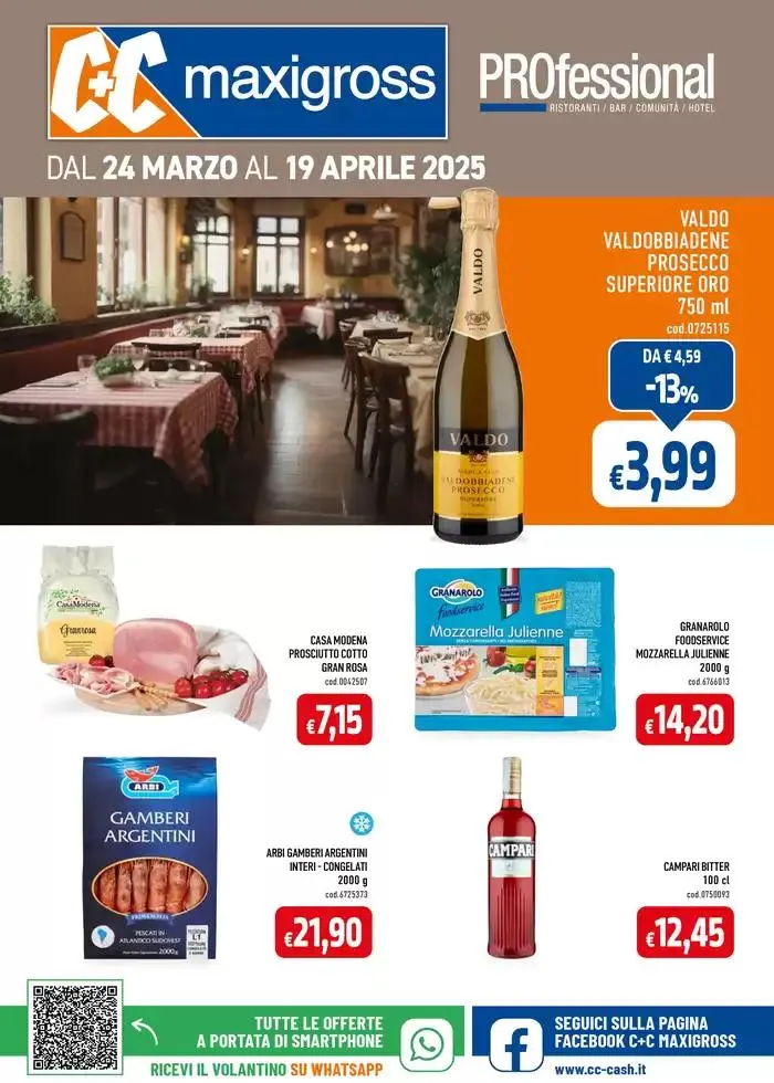 Professional ristoranti, bar, comunità, hotel da 24 marzo a 19 aprile di 2025 - Pagina del volantino 1