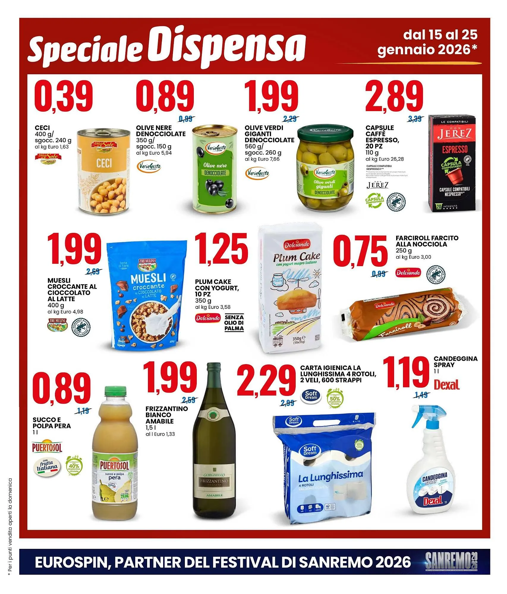 Volantino Eurospin da 15 gennaio a 25 gennaio di 2026 - Pagina del volantino 3