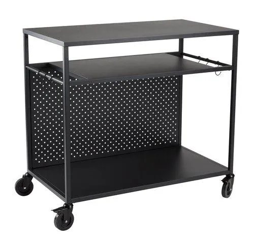 Tavolo barbecue INDSLEV P50xL90 cm nero