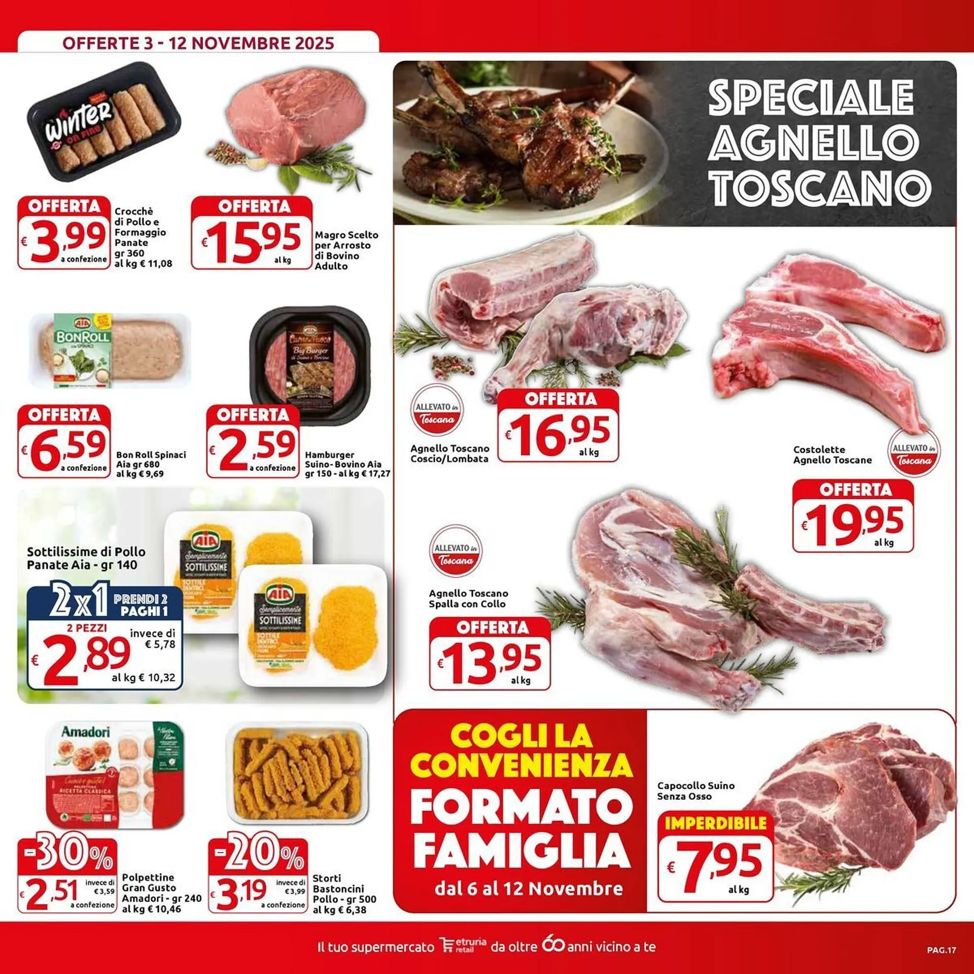 Volantino Carrefour Market da 3 novembre a 12 novembre di 2025 - Pagina del volantino 17