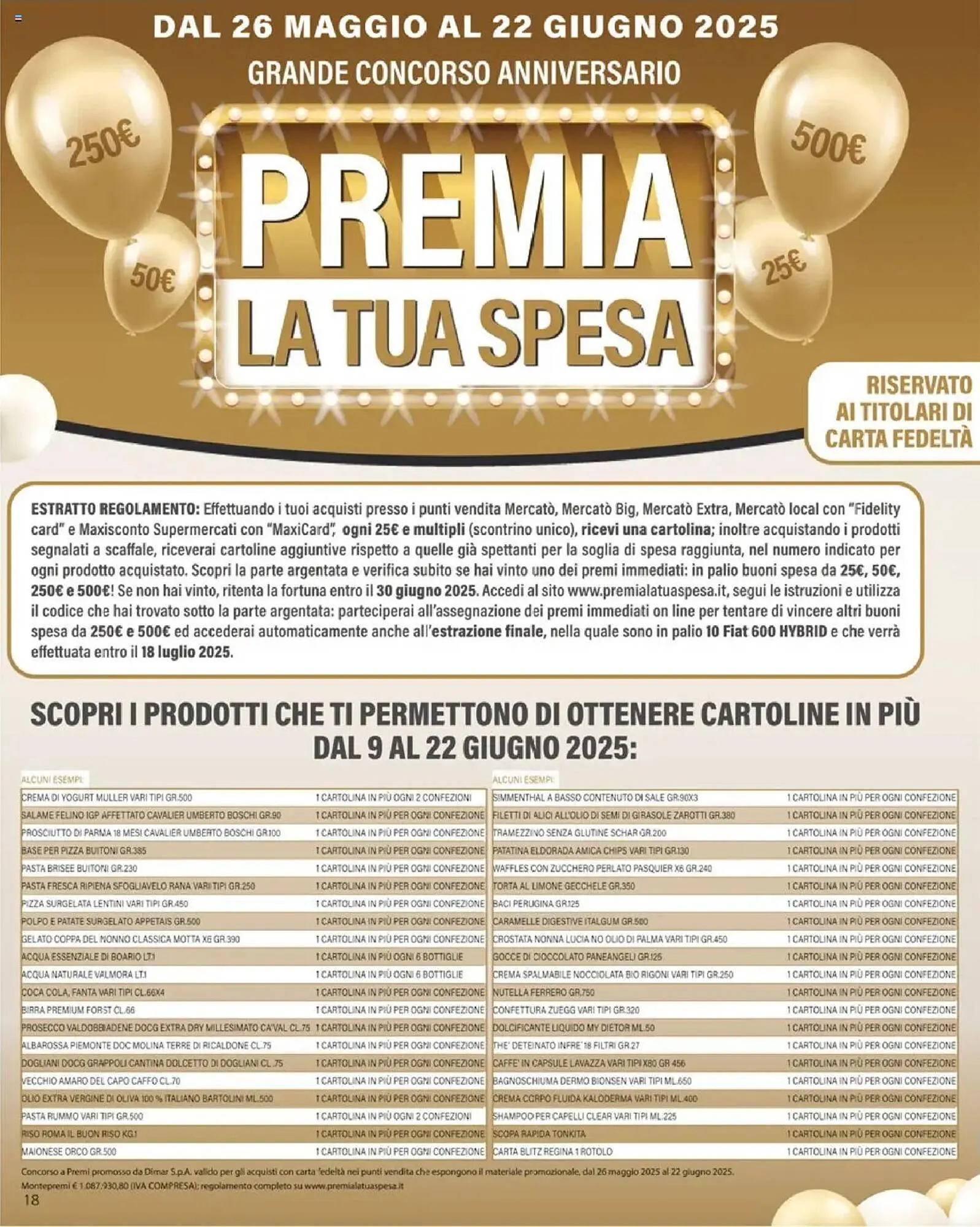Volantino Mercatò Big da 9 giugno a 18 giugno di 2025 - Pagina del volantino 18