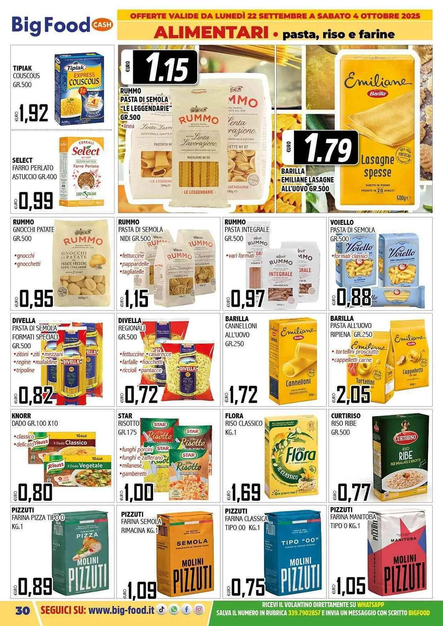 Volantino Big Food da 22 settembre a 4 ottobre di 2025 - Pagina del volantino 30
